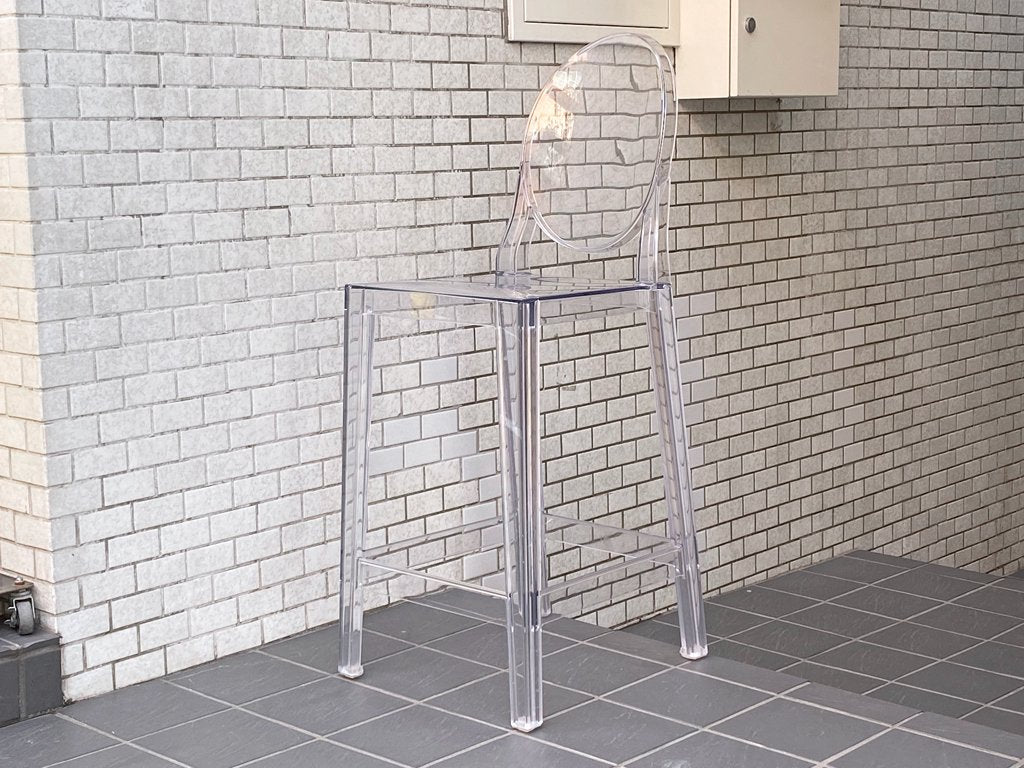 カルテル Kartell ワンモア 65 ONE MORE ゴースト Ghost ハイチェア カウンタースツール クリスタル フィリップ・スタルク B ■