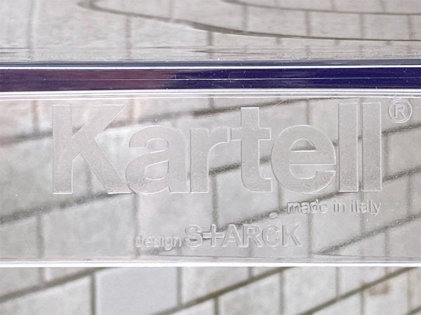 カルテル Kartell ワンモア 65 ONE MORE ゴースト Ghost ハイチェア カウンタースツール クリスタル フィリップ・スタルク B ■