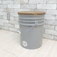 ワンウッド ONE WOOD×マウンテンモーニング mountain morning パイルスツール PAIL STOOL ラーチ材 グレー アウトドア CO.NNECT.  ●