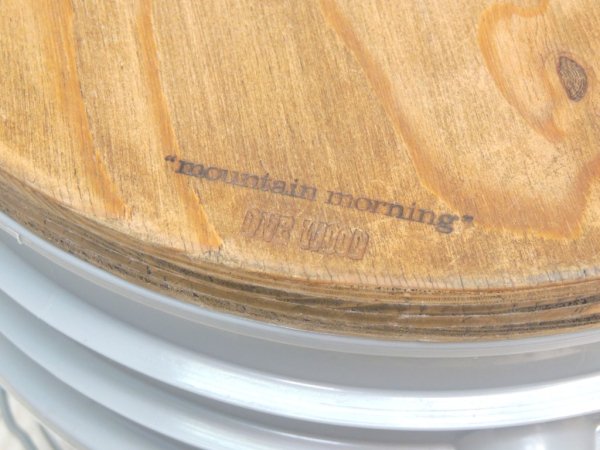 ワンウッド ONE WOOD×マウンテンモーニング mountain morning パイルスツール PAIL STOOL ラーチ材 グレー アウトドア CO.NNECT.  ●