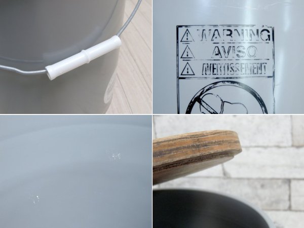 ワンウッド ONE WOOD×マウンテンモーニング mountain morning パイルスツール PAIL STOOL ラーチ材 グレー アウトドア CO.NNECT.  ●