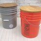 ワンウッド ONE WOOD×マウンテンモーニング mountain morning パイルスツール PAIL STOOL ラーチ材 グレー アウトドア CO.NNECT.  ●