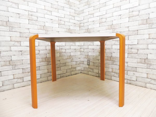 天童木工 Tendo アントラーテーブル Antler Table ダイニングテーブル W90 メラミントップ オーク 坂倉準三 ●