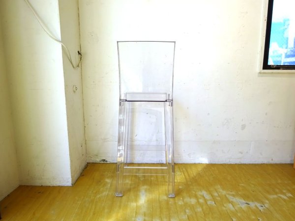 カルテル Kartell ワンモアプリーズ65 ONE MORE PLEASE65 フィリップ スタルク クリスタル ハイチェア カウンターチェア 定価5.4万円 ★