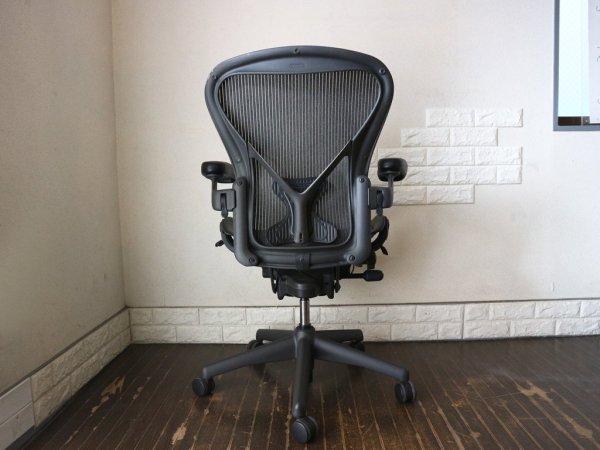 ハーマンミラー Herman Miller アーロンチェア Aeron Chair Bサイズ ポスチャーフィット フル装備 デスクチェア ◎