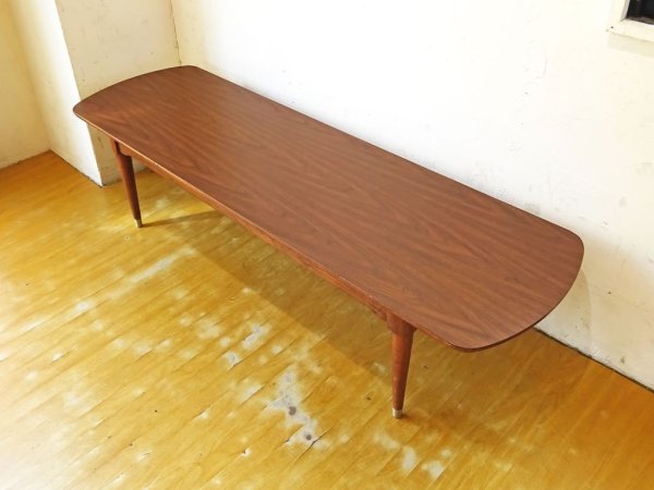 バートンファニチャー BARTON FURNITURE コーヒーテーブル デコラトップ USビンテージ ミッドセンチュリー 嘉手納基地 ★