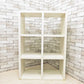 カルテル Kartell シェルビングシステム SHELVING SYSTEM モジュラーブックシェルフ 2×3 ホワイト ジュリオ・ポルヴァラ イタリア ●