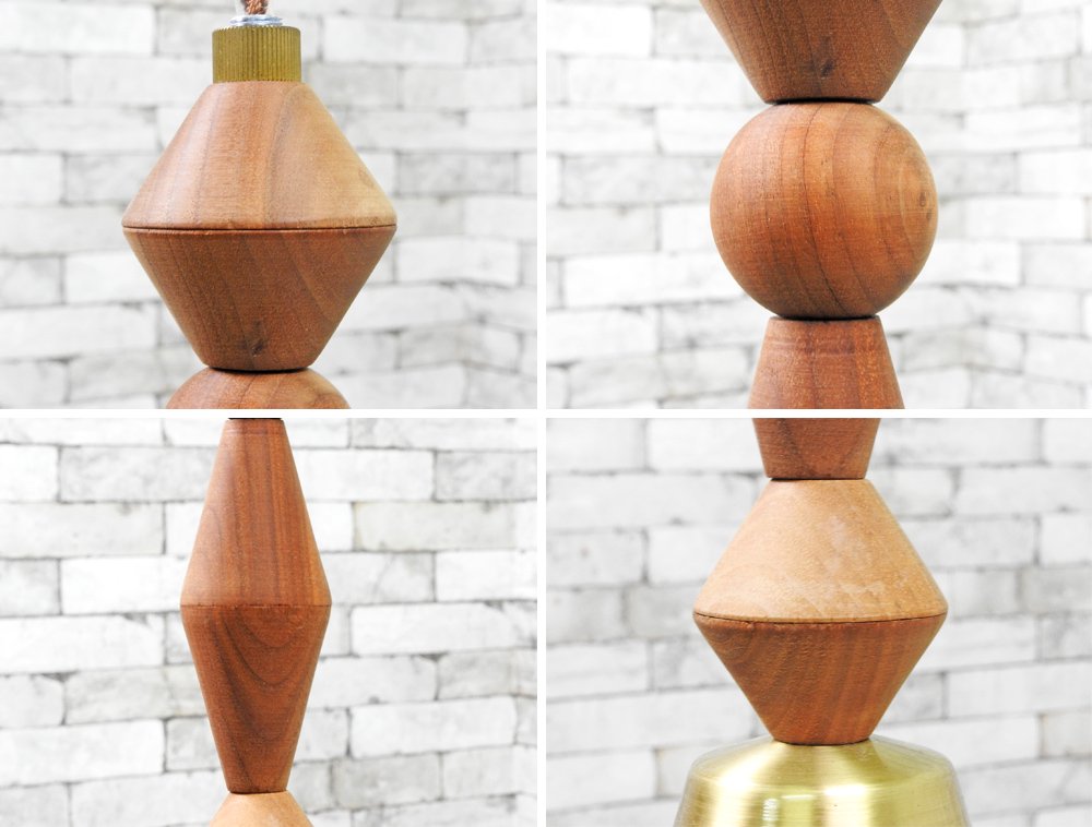 アプロス APROZ. コスタ COSTA ウッドペンダントライト Wood Pendant Light ウォールナット無垢材 2018年製 ガラスシェード欠品 定価：1.98万円 ●