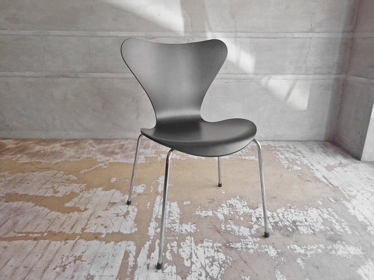 フリッツハンセン Fritz Hansen セブンチェア ブラックラッカー アルネ・ヤコブセン Arne Jacobsen デンマーク 北欧家具 ♪