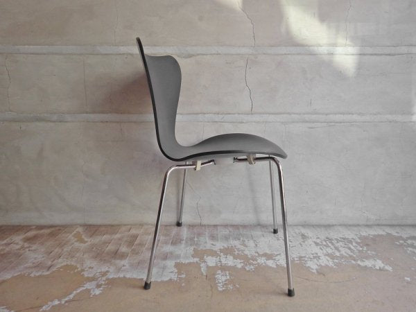 フリッツハンセン Fritz Hansen セブンチェア ブラックラッカー アルネ・ヤコブセン Arne Jacobsen デンマーク 北欧家具 ♪