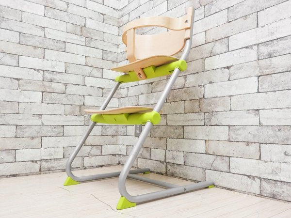 ブリオ BRIO ニューフレックスチェア New Flex Chair ベビーチェア ガード付き オリーブグリーン ステップアップチェア スウェーデン ●