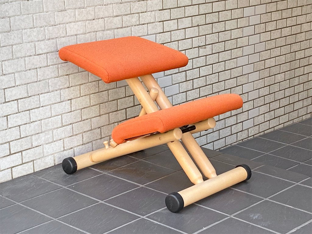 ストッケ STOKKE マルチバランス MALTI balans バランスチェア 学習椅子 オレンジ 北欧 ノルウェー ■