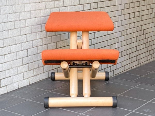 ストッケ STOKKE マルチバランス MALTI balans バランスチェア 学習椅子 オレンジ 北欧 ノルウェー ■