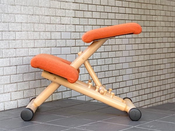 ストッケ STOKKE マルチバランス MALTI balans バランスチェア 学習椅子 オレンジ 北欧 ノルウェー ■