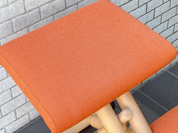 ストッケ STOKKE マルチバランス MALTI balans バランスチェア 学習椅子 オレンジ 北欧 ノルウェー ■