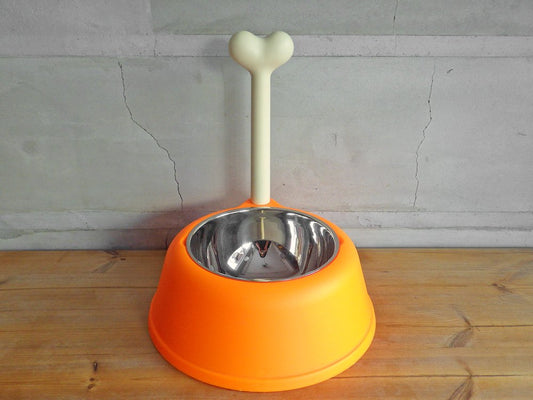 アレッシィ ALESSI ルピタ LUPITA ドッグフードボウル DOG BOWL オレンジ 未使用品 元箱付 ♪