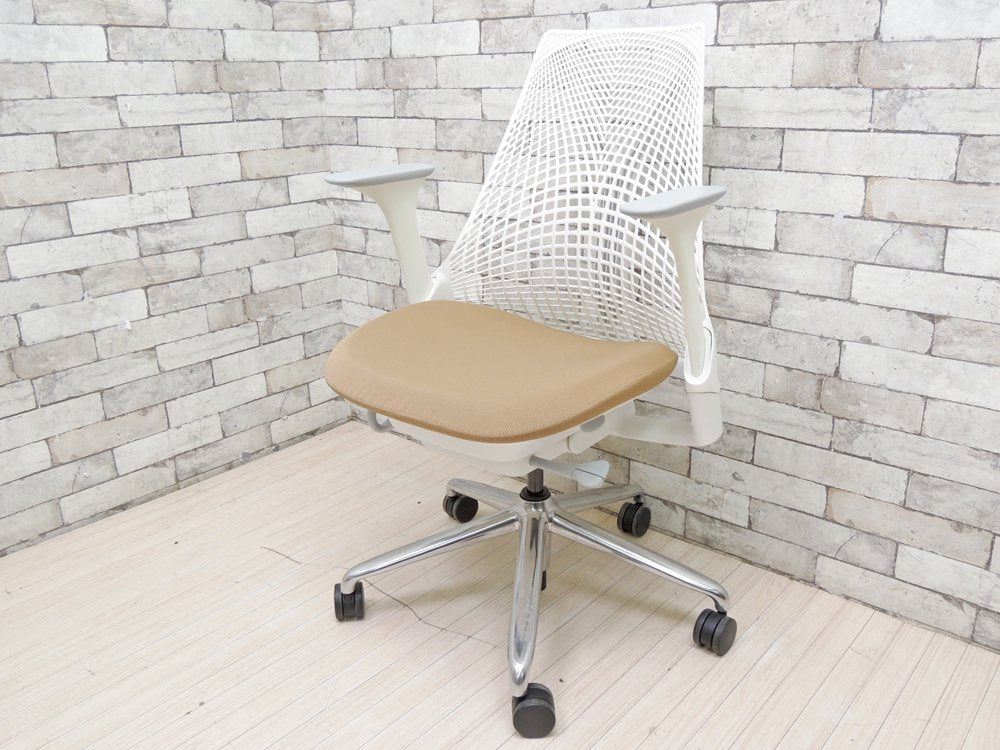 ハーマンミラー Herman Miller セイルチェア SAYL Chair デスクチェア イヴ・ベアール スタジオホワイト 定価￥112,200- B ●