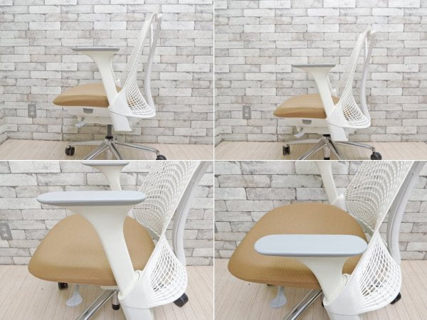 ハーマンミラー Herman Miller セイルチェア SAYL Chair デスクチェア イヴ・ベアール スタジオホワイト 定価￥112,200- B ●