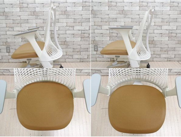 ハーマンミラー Herman Miller セイルチェア SAYL Chair デスクチェア イヴ・ベアール スタジオホワイト 定価￥112,200- B ●