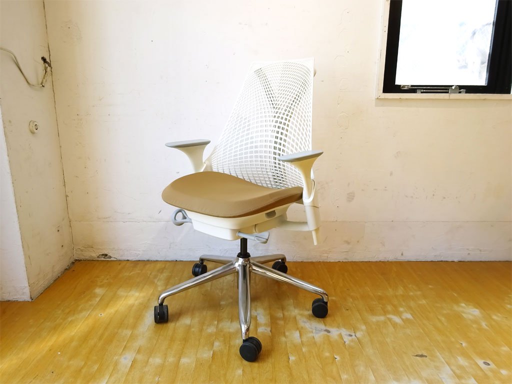 ハーマンミラー Herman Miller セイルチェア SAYL Chair デスクチェア イヴ・ベアール スタジオホワイト 定価￥112,200- ★