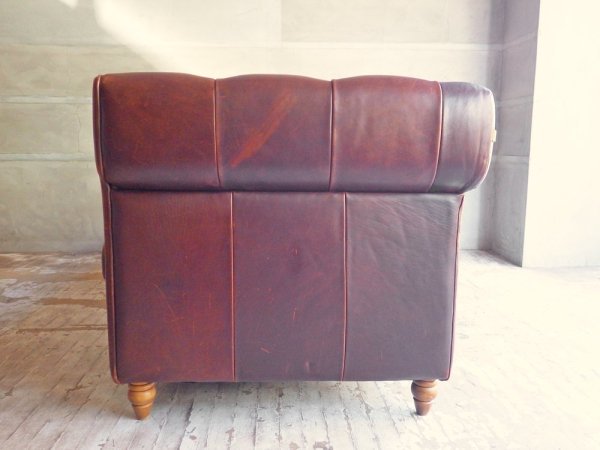 クラッシュゲート CRASH GATE タブレザーワークス tabu Leather Works ジャズ ソファ JAZZ SOFA 3人掛け オイルレザー 本革 廃盤 参考価格297,000円 ♪