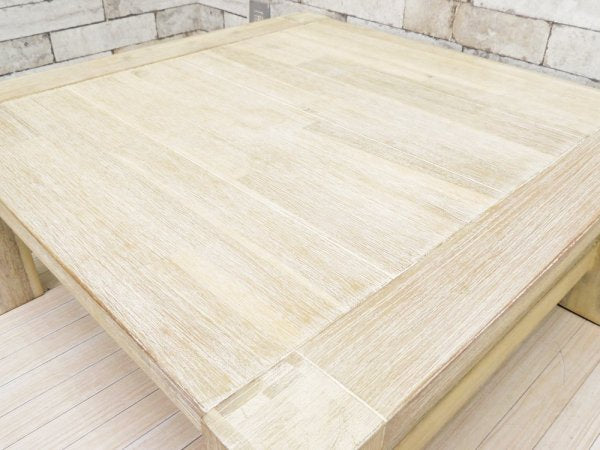 ウニコ unico マノア MANOA ローテーブル センターテーブル アカシア無垢材 スクエア W75cm 西海岸 ナチュラル 定価￥36,080- ●