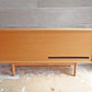 モモナチュラル Momo Natural ヴェント VENT サイドボード SIDEBOARD W150cm オーク材 ハイレッグ ガラス引戸 抽斗4杯 定価86,900円 ♪