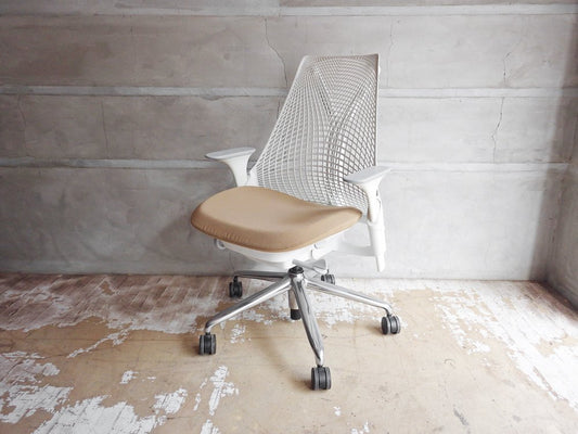 ハーマンミラー Herman Miller セイルチェア SAYL Chair デスクチェア イヴ・ベアール スタジオホワイト 定価￥112,200- A ♪