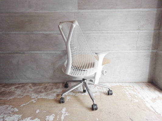 ハーマンミラー Herman Miller セイルチェア SAYL Chair デスクチェア イヴ・ベアール スタジオホワイト 定価￥112,200- A ♪