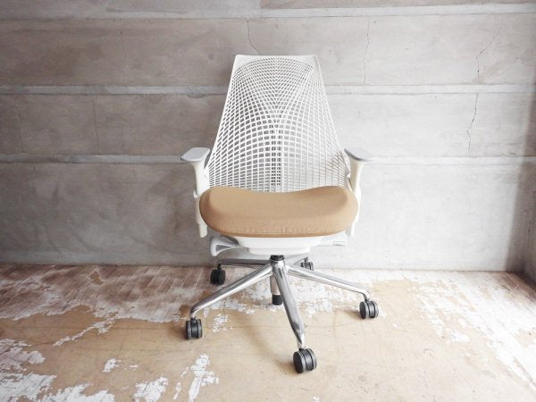 ハーマンミラー Herman Miller セイルチェア SAYL Chair デスクチェア イヴ・ベアール スタジオホワイト 定価￥112,200- A ♪