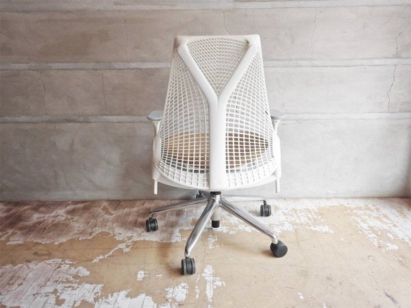 ハーマンミラー Herman Miller セイルチェア SAYL Chair デスクチェア イヴ・ベアール スタジオホワイト 定価￥112,200- B ♪