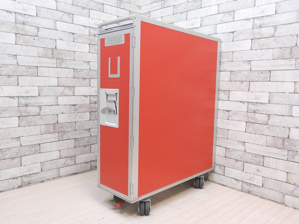 エアアジア・ジャパン Air Asia Japan LCC ミールカート サービストローリー 機内食運搬用 フルサイズ 什器 希少 ★