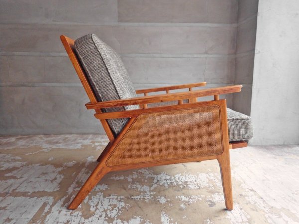 アクメファニチャー ACME Furniture ウィッカー ラウンジチェア WICKER LOUNGE CHAIR ラタン ハックベリー材 西海岸スタイル 定価79,500円 ♪