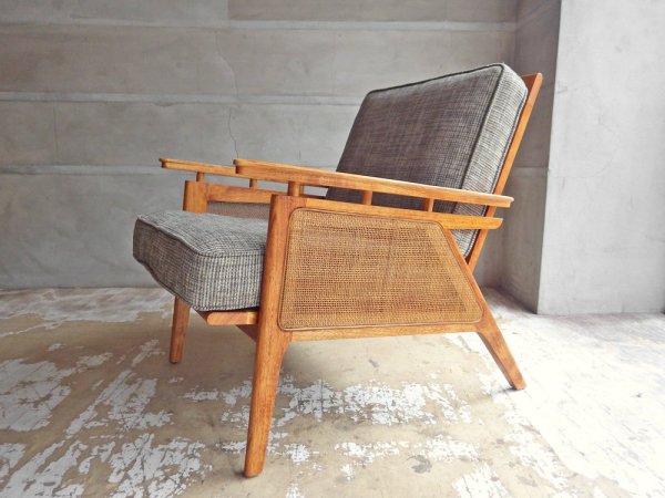 アクメファニチャー ACME Furniture ウィッカー ラウンジチェア WICKER LOUNGE CHAIR ラタン ハックベリー材 西海岸スタイル 定価79,500円 ♪