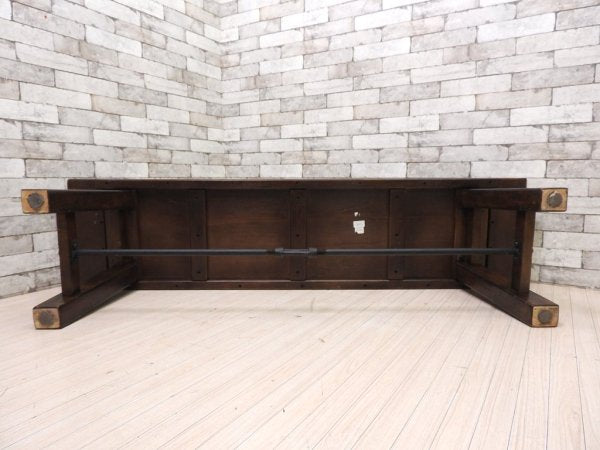 ポッタリーバーン Pottery Barn ダイニングベンチ Benchwright Dining Bench オーク材 インダストリアル アメリカ ●