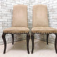 ポッタリーバーン Pottery Barn ダイニングチェア Calais Dining Chair 2脚セット クラシカルスタイル ●