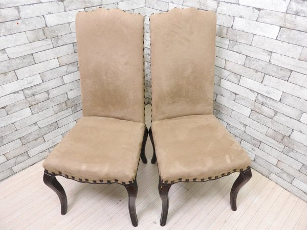 ポッタリーバーン Pottery Barn ダイニングチェア Calais Dining Chair 2脚セット クラシカルスタイル ●