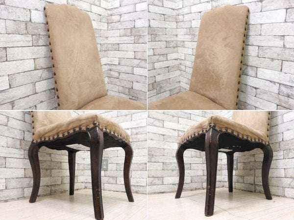 ポッタリーバーン Pottery Barn ダイニングチェア Calais Dining Chair 2脚セット クラシカルスタイル ●
