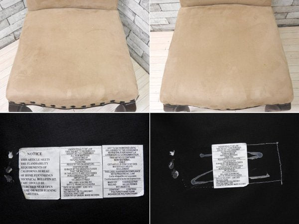 ポッタリーバーン Pottery Barn ダイニングチェア Calais Dining Chair 2脚セット クラシカルスタイル ●