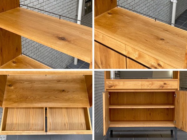 トラックファニチャー TRUCK FURNITURE エフエムシェルフ FM SHELF オープンシェルフ ナラ無垢材 ■