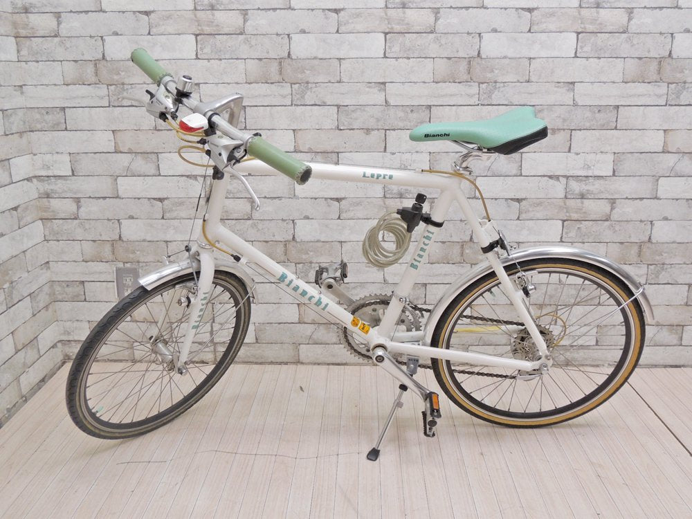 ビアンキ Bianchi ミニベロ 8 フラット MINIVELO 8 FLAT 自転車 ロードバイク ホワイト 20インチ 定価￥88,000- ●