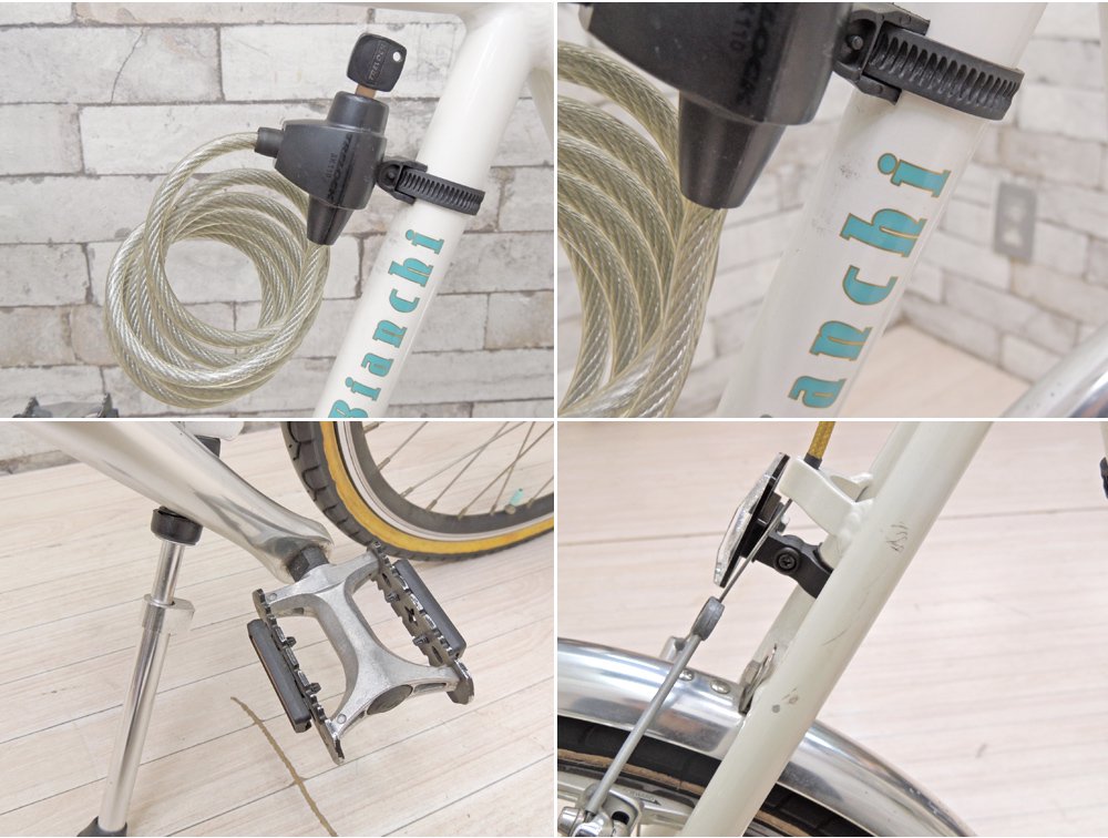 ビアンキ Bianchi ミニベロ 8 フラット MINIVELO 8 FLAT 自転車 ロードバイク ホワイト 20インチ 定価￥88,000- ●