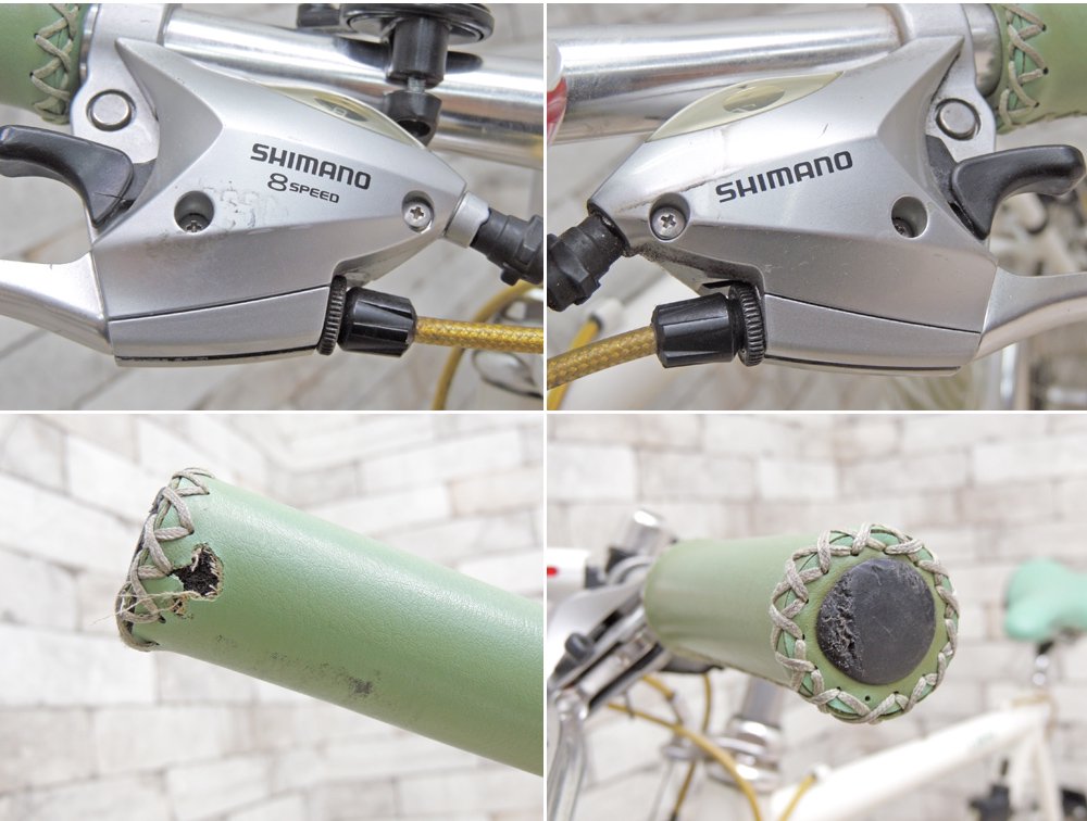 ビアンキ Bianchi ミニベロ 8 フラット MINIVELO 8 FLAT 自転車 ロードバイク ホワイト 20インチ 定価￥88,000- ●