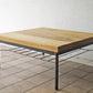 トラックファニチャー TRUCK FURNITURE オークアイアンレッグ ローテーブル OAK IRON-LEG LOW TABLE オーク無垢材 インダストリアル 定価￥173,800- ◇