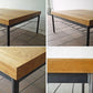 トラックファニチャー TRUCK FURNITURE オークアイアンレッグ ローテーブル OAK IRON-LEG LOW TABLE オーク無垢材 インダストリアル 定価￥173,800- ◇