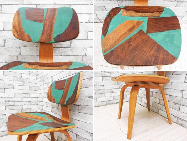 トーネット Thonet CHAIRTASTIC オーク材 プライウッドサイドチェア Bent Plywood Side Chair  ミッドセンチュリー ●