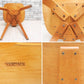 トーネット Thonet CHAIRTASTIC オーク材 プライウッドサイドチェア Bent Plywood Side Chair  ミッドセンチュリー ●