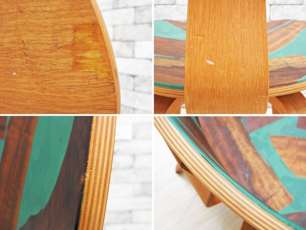 トーネット Thonet CHAIRTASTIC オーク材 プライウッドサイドチェア Bent Plywood Side Chair  ミッドセンチュリー ●