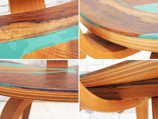 トーネット Thonet CHAIRTASTIC オーク材 プライウッドサイドチェア Bent Plywood Side Chair  ミッドセンチュリー ●