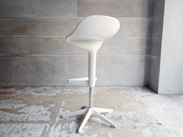 カルテル Kartell スプーン カウンターチェア Spoon Counter Chair ホワイト 昇降機能付き アントニオ チッテリオ Antonio Citterio ♪